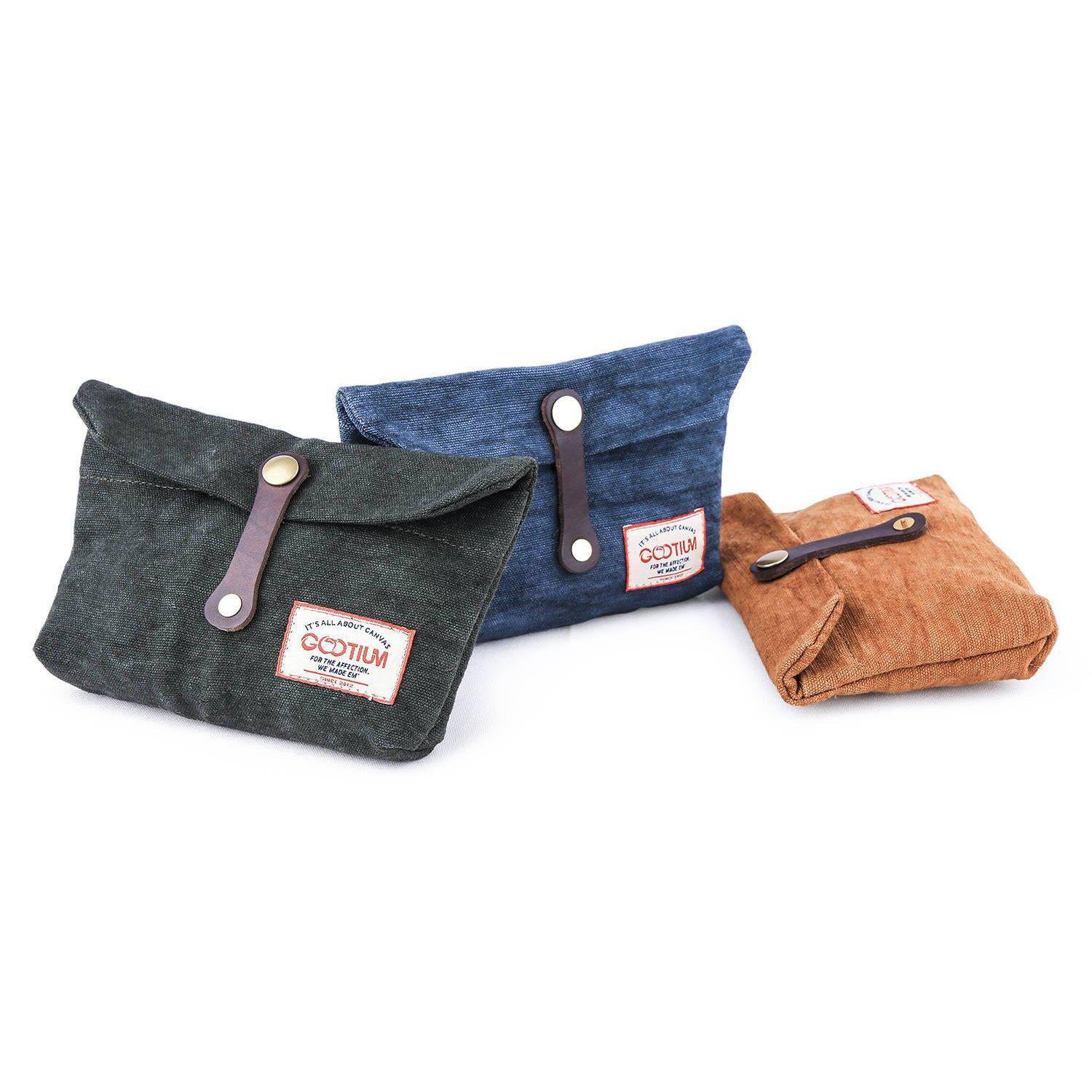 Purse and wallet as small pouch for carrying coins